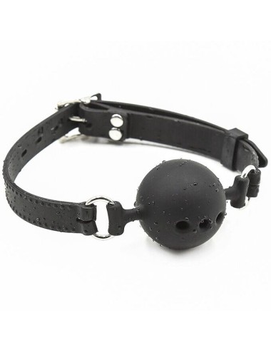 OHMAMA FETISH - BÂILLON À BOULE EN SILICONE RESPIRANT TAILLE L