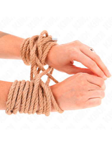 KINK - CORDE DE CHANVRE AVEC TÊTE MÉTALLIQUE 10 MÈTRES
