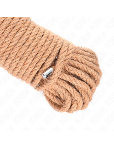 KINK - CORDE DE CHANVRE AVEC TÊTE MÉTALLIQUE 20 MÈTRES