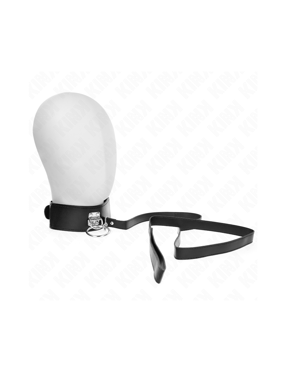 KINK - LAISSE CLOUTÉE 116 CM COLLIER AVEC SANGLE EN CUIR 50 X 5 CM