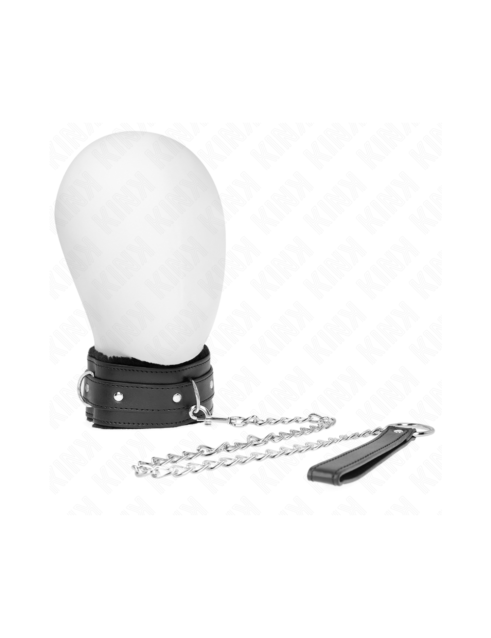 KINK - COLLIER AVEC LAISSE 65 CM AVEC RESTRICTIONS NOIR 36-42 CM X 5