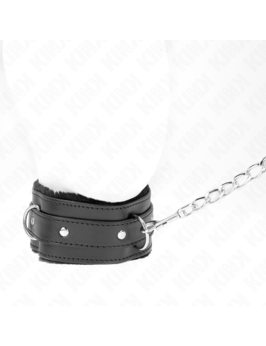 KINK - COLLIER AVEC LAISSE 65 CM AVEC RESTRICTIONS NOIR 36-42 CM X 5