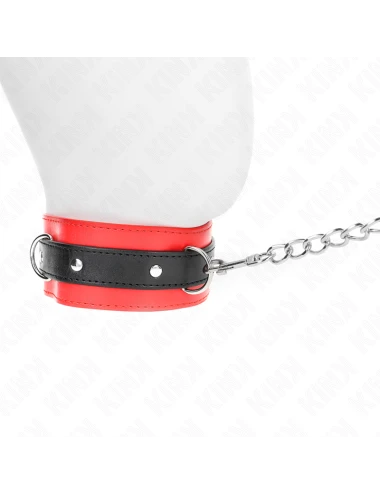 KINK - COLLIER AVEC CEINTURE 65 CM AVEC SANGLE ROUGE 54 X 4