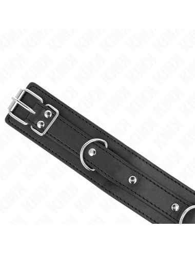 KINK - COLLIER AVEC LAISSE 65 CM 3 ANNEAUX MODÈLE 1 RÉGLABLE 38-49 CM X 5 CM