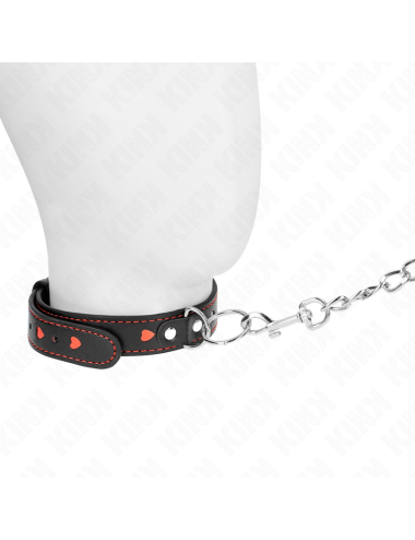 KINK - COLLIER AVEC BRACELET 65 CM DÉTAILS COEUR 52