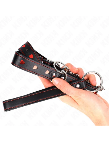 KINK - COLLIER AVEC BRACELET 65 CM DÉTAILS COEUR 52,5 X 2,5 CM