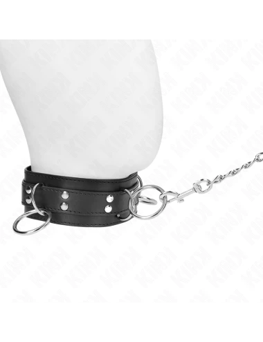 KINK - COLLIER ESCLAVAGE 3 ANNEAUX AVEC SANGLE 80 CM 53 X 5 CM
