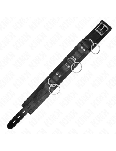 KINK - COLLIER ESCLAVAGE 3 ANNEAUX AVEC SANGLE 80 CM 53 X 5 CM