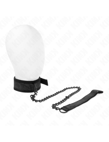 KINK - COLLIER MODÈLE BASIC AVEC LAISSE 77 CM MODÈLE 5 AJUSTABLE 34-54 CM X 5 CM