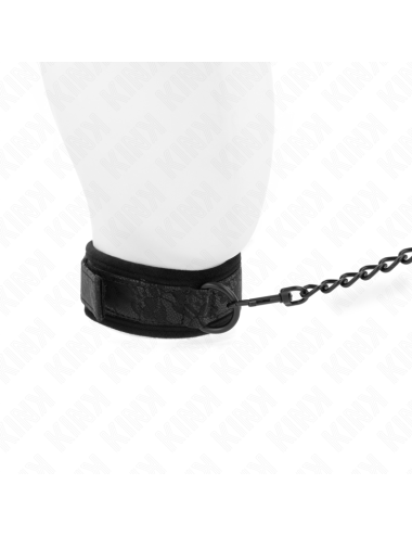 KINK - COLLIER MODÈLE BASIC AVEC LAISSE 77 CM MODÈLE 5 AJUSTABLE 34-54 CM X 5 CM