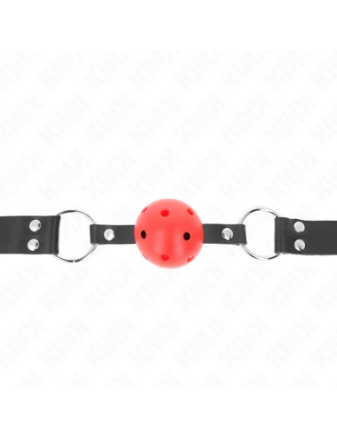 KINK - BALLE RESPIRANTE 4 CM BAG AVEC DOUBLE RIVET ROUGE 62