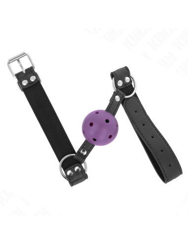 KINK - BALLE RESPIRANTE 4 CM BAG AVEC DOUBLE RIVET VIOLET 62