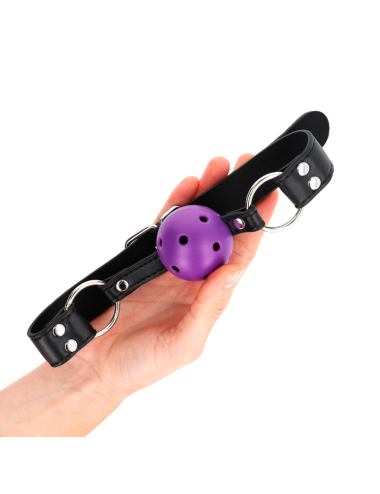KINK - BALLE RESPIRANTE 4 CM BAG AVEC DOUBLE RIVET VIOLET 62