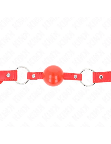 KINK - BÂILLON TPE BALLE 4 CM AVEC ROJO LOCK 60 x 2 CM