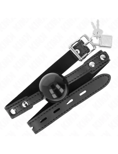 KINK - BALLE TPE SOUPLE 4 CM GAG MODÈLE 3 60 x 2 CM RÉGLABLE 37-52 CM