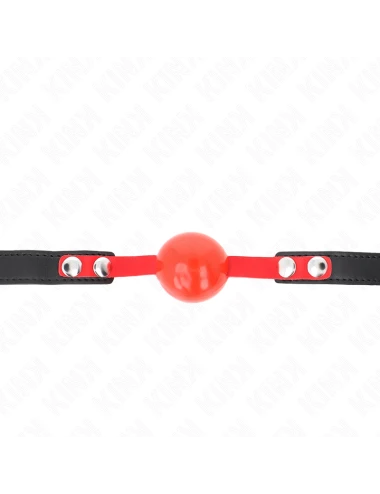 KINK - BALLE TPE SOUPLE 4 CM GAG MODÈLE 4 60 x 2 CM RÉGLABLE 37-52 CM
