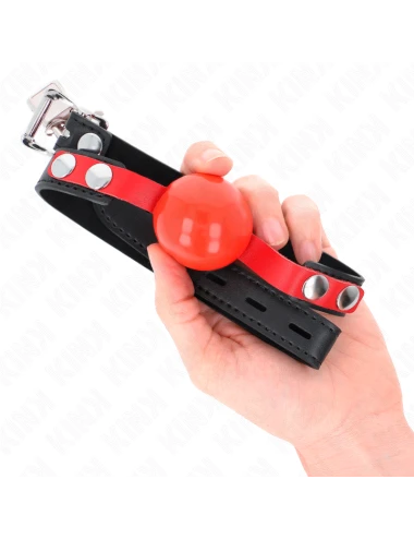 KINK - BALLE TPE SOUPLE 4 CM GAG MODÈLE 4 60 x 2 CM RÉGLABLE 37-52 CM