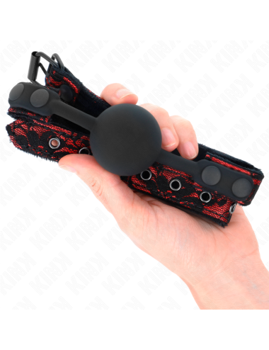 KINK - BOULE SILICONE SCANDALE 4 CM GAG MODÈLE 1 65 x 2 CM