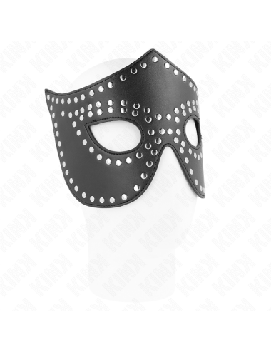 KINK - MASQUE EN CUIRETTE À RIVETS MODÈLE 2 30 x 12 CM
