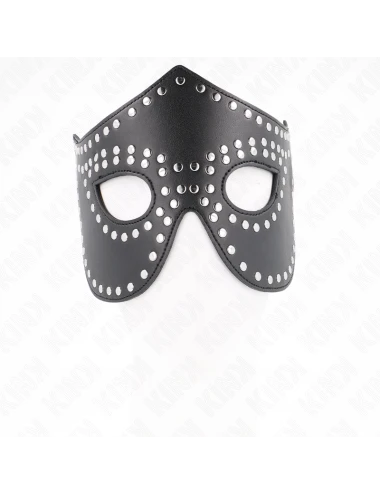 KINK - MASQUE EN CUIRETTE À RIVETS MODÈLE 2 30 x 12 CM