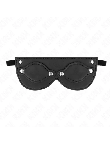 KINK - MASQUE EN CUIRETTE AVEC CACHE-YEUX DÉTACHABLES 22 x 9 CM