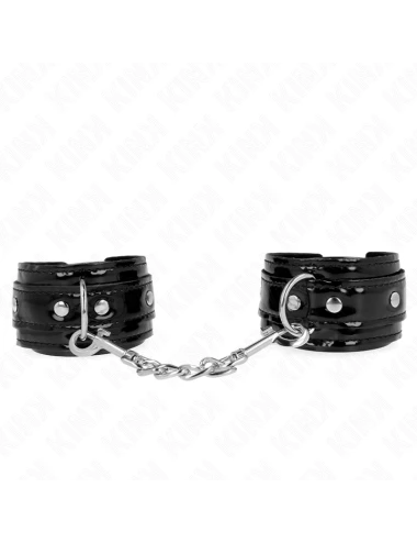 KINK - POIGNETS EN NÉOPRÈNE BRILLANT AJUSTABLES 17-24 CM X 4