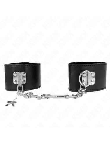 KINK - APPUI-POIGNETS AVEC FERMETURE PAR CADENAS NOIR AJUSTABLE 16-23 CM X 5