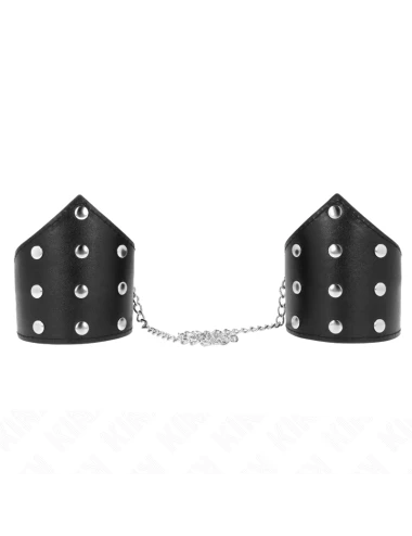 KINK - BRACELETS STYLE POINT NOIR AVEC CHAÎNE RÉGLABLE 17-23 CM X 8