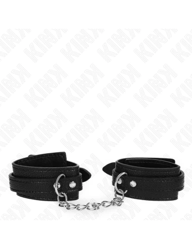 KINK - APPUI-POIGNETS MOTIF SERPENT NOIR AJUSTABLE 20-28 CM X 5