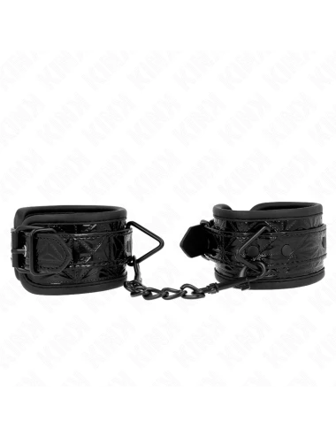 KINK - APPUI-POIGNETS MOTIF DIAMANT NOIR AJUSTABLE 17-26 CM X 5