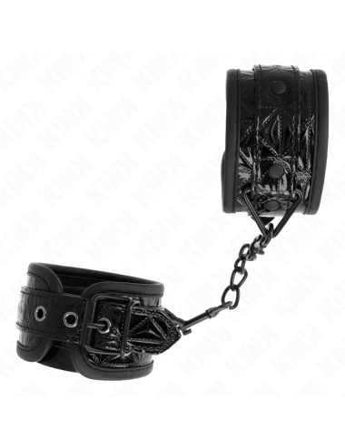KINK - APPUI-POIGNETS MOTIF DIAMANT NOIR AJUSTABLE 17-26 CM X 5