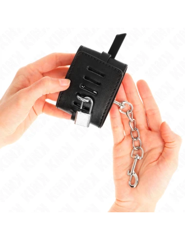 KINK - APPUI-POIGNETS VERROUILLABLES DELUXE NOIR AJUSTABLE 14