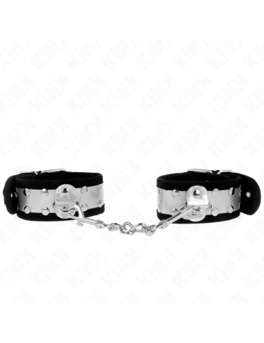 KINK - APPUI-POIGNETS FINS NOIR / ARGENT 30 X 4 CM