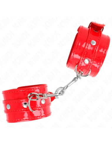 KINK - MANCHETTES BRILLANTES ROUGE AJUSTABLES 23-33 CM