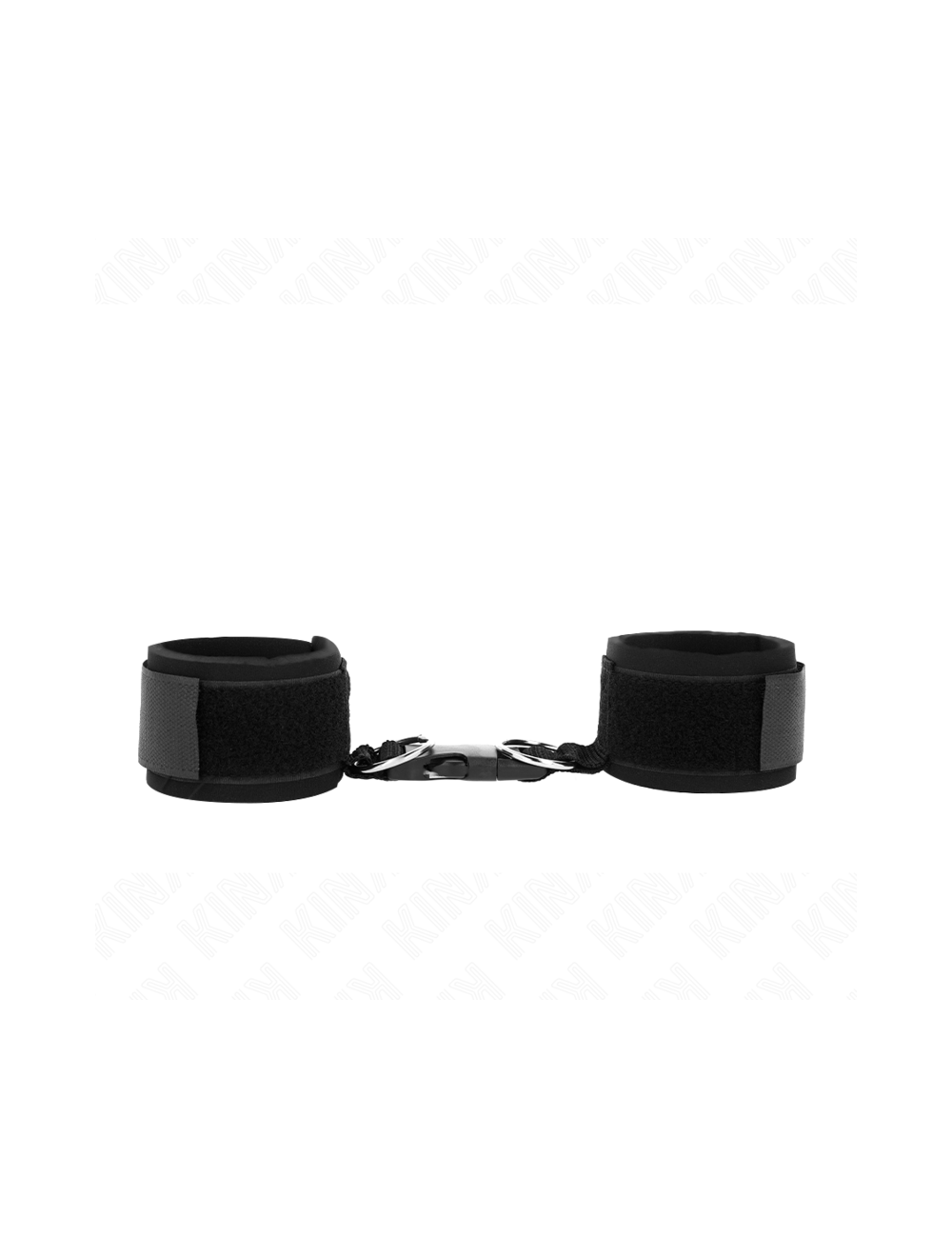 KINK - APPUI-POIGNET EN NÉOPRÈNE À ATTACHES ET BOUCLES NOIR RÉGLABLE 22-34 CM