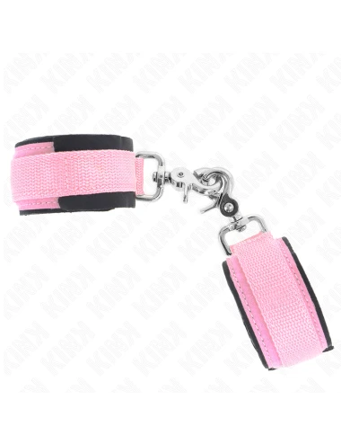 KINK - APPUI-POIGNETS RÉGLABLES EN NÉOPRÈNE ROSE RÉGLABLE 22-34 CM