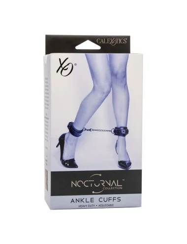 CALEXOTICS - NOCTURNAL CHEVILLES RÉGLABLES EN CUIR NOIR
