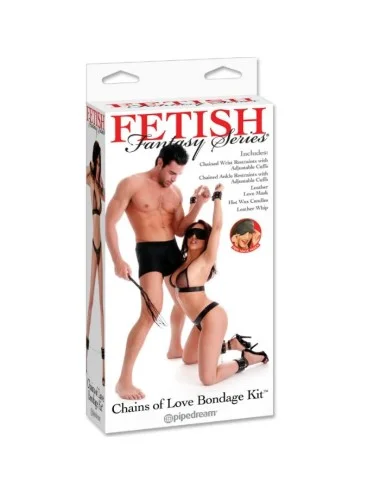 FETISH FANTASY SERIES - KIT DE BONDAGE CHAÎNES DAMOUR