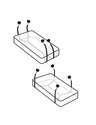 FETISH FANTASY LIMITED EDITION - RETENUES DE MATELAS WRAPAROUND