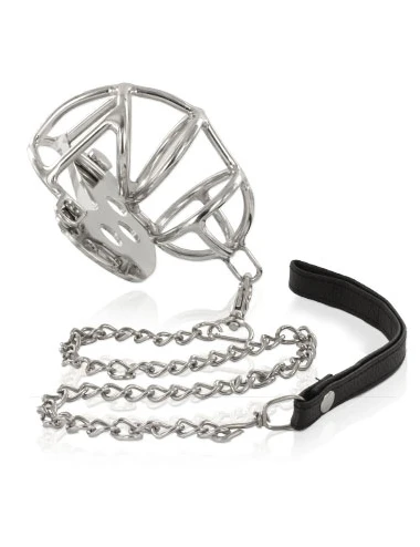 METAL HARD - ANNEAU DE CHASTETÉ EN AVEC SANGLE