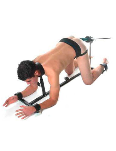 METAL HARD - PRISON BDSM AVEC ACCESSOIRE DE PÉNÉTRATION
