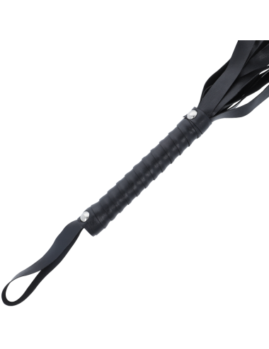 DARKNESS - FOUET DE BONDAGE NOIR 51 CM
