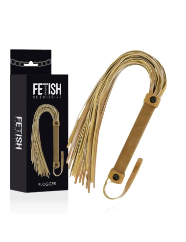 FETISH SUBMISSIVE ORIGEN - FOUET EN CUIR VÉGÉTALIEN