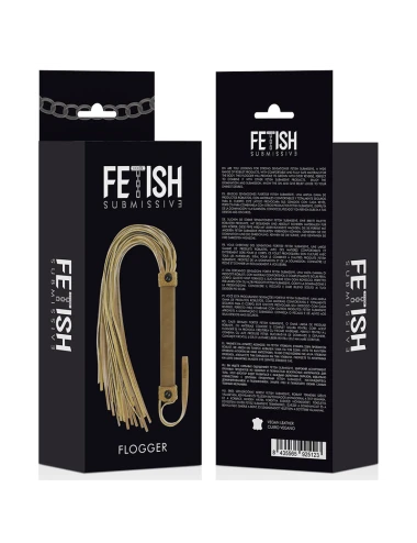 FETISH SUBMISSIVE ORIGEN - FOUET EN CUIR VÉGÉTALIEN