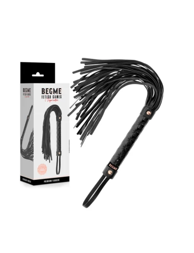 BEGME - BLACK EDITION FLOGGER EN CUIR VEGAN