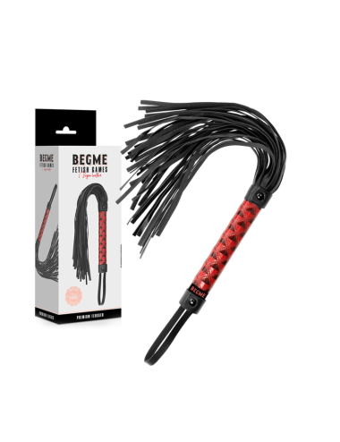 BEGME - FLOGGER EN CUIR VÉGAN ÉDITION ROUGE
