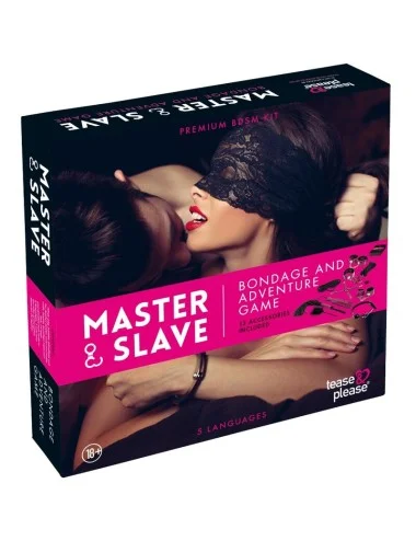TEASE & PLEASE - SET 13 ACCESSOIRES DE BONDAGE MAGENTA