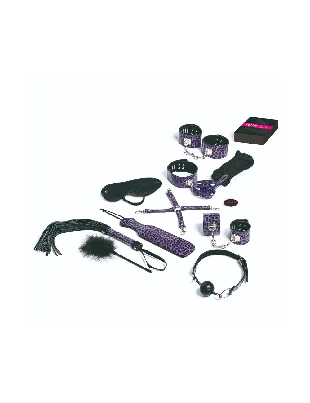 TEASE & PLEASE - SET 13 ACCESSOIRES DE BONDAGE LILAS TEASE & PLEASE - SET 13 ACCESSOIRES DE BONDAGE LILAS