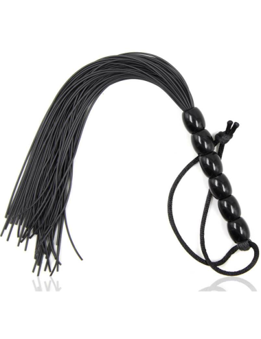 OHMAMA FETISH MANCHE EN SILICONE CÔTELÉ FLOGGER 22 CM