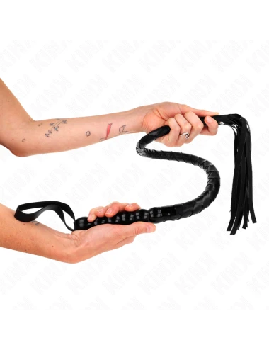 KINK - FOUET SERPENT EN PERLES 80 CM